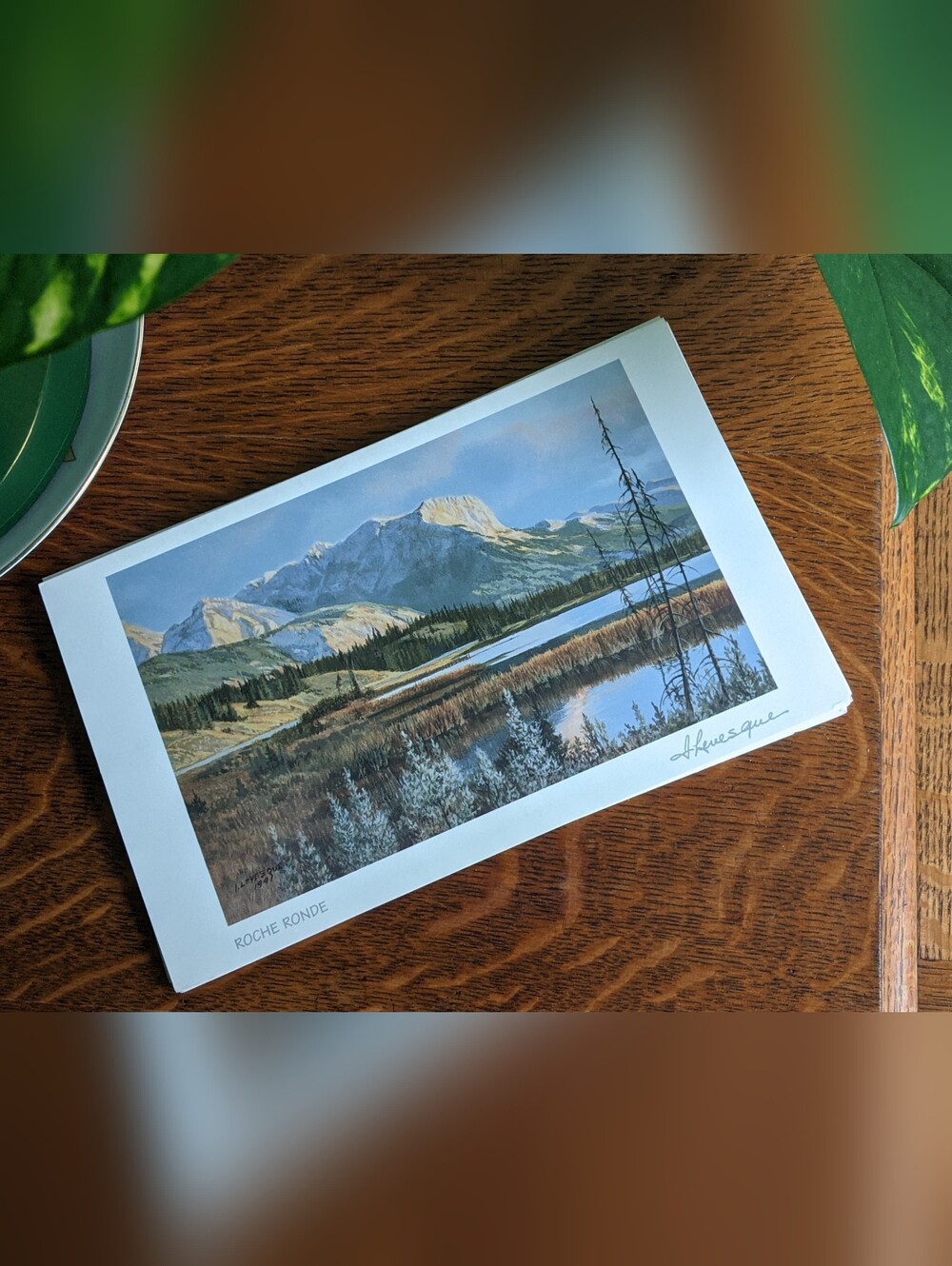 "Roche Rande" Jasper Alberta Rocky Mountains Isabel Levesque Frameable Art Card